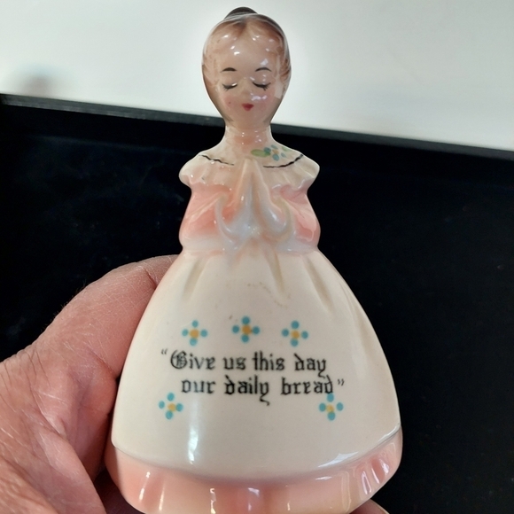 Vintage* 50s Enesco Praying Girls - Picture 7 of 8